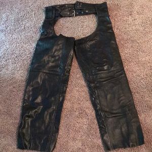 Sz 14 Xelement Leather Chaps